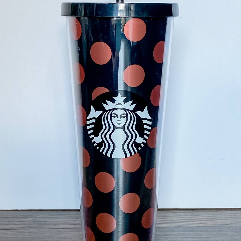 Starbucks 24oz Logo Polkadot Tumbler